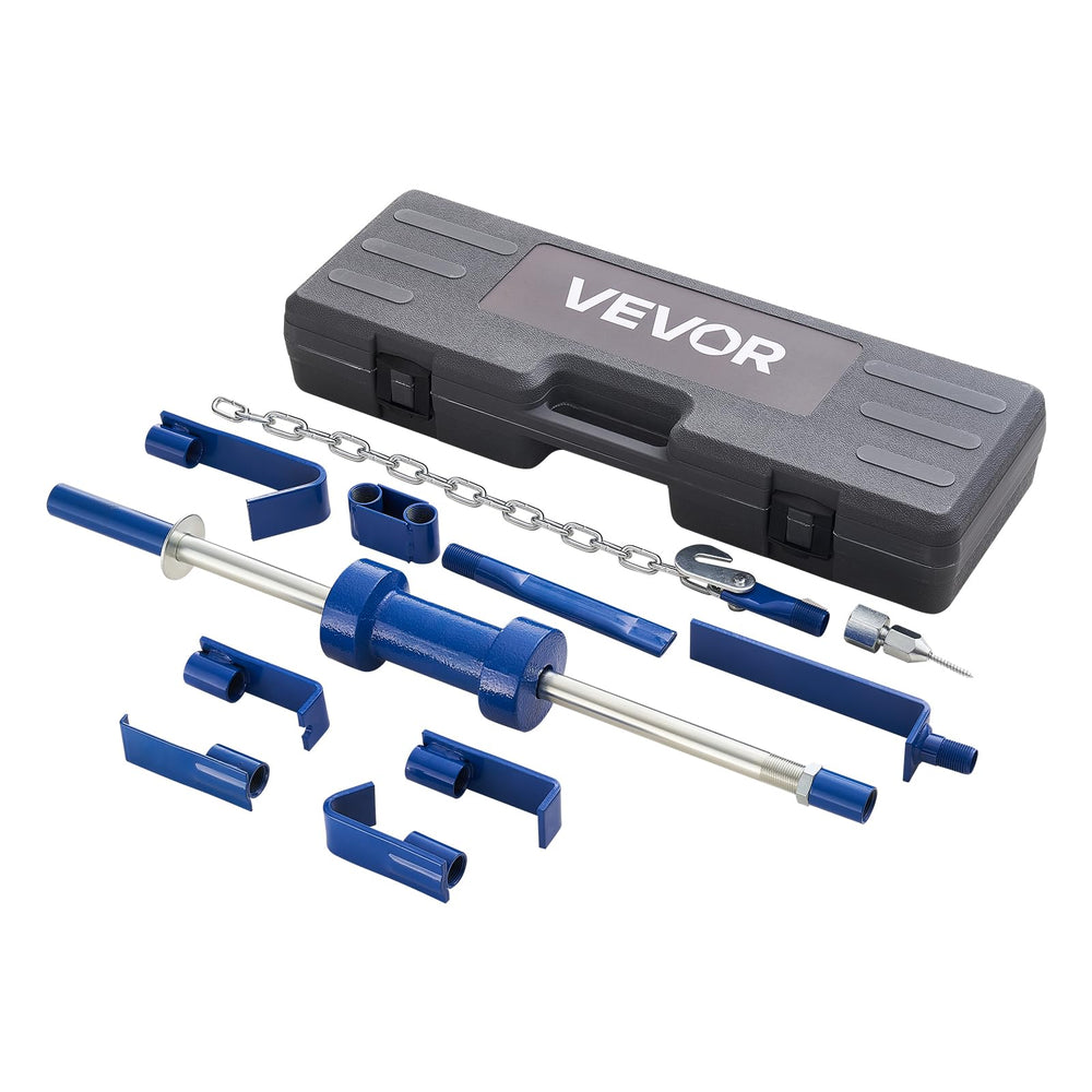 VEVOR front view of 13 lb slide hammer showing heavy-duty construction and precise pulls