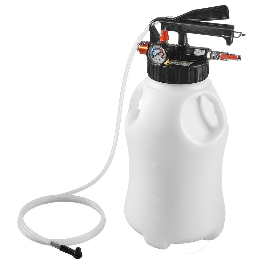 VEVOR pump packed in a garage scenario illustrating easy storage and transport