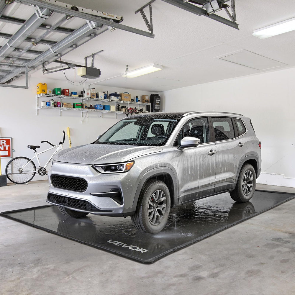 VEVOR rolled mat stored compactly for easy transport and storage
