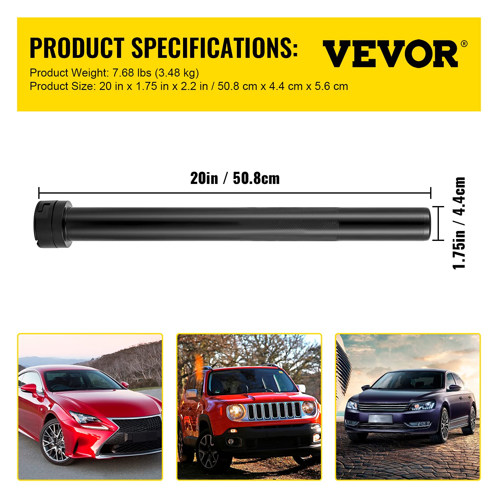 VEVOR tie rod tool in use on a vehicle illustrating hands-on efficiency