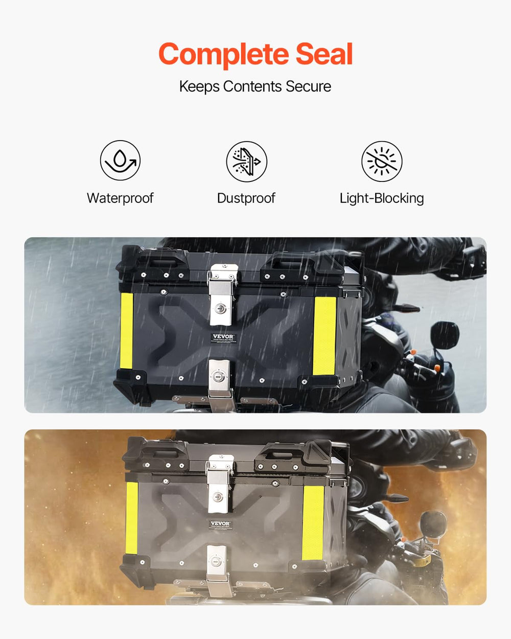 VEVOR thick back cushion detail offering passenger lumbar comfort