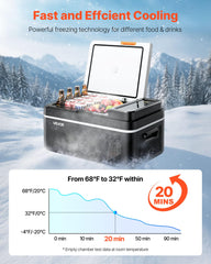 VEVOR touchscreen and smartphone app view for precise temperature control
