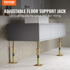 VEVOR close-up of welded base plate showing durable stable support