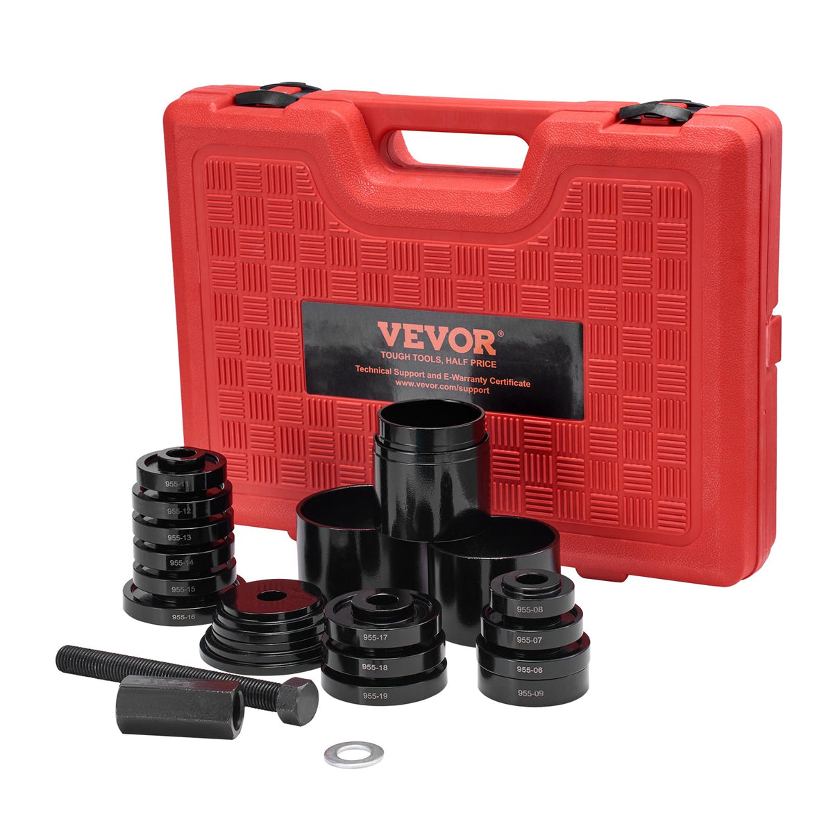VEVOR front packaging showing kit and secure case for transport