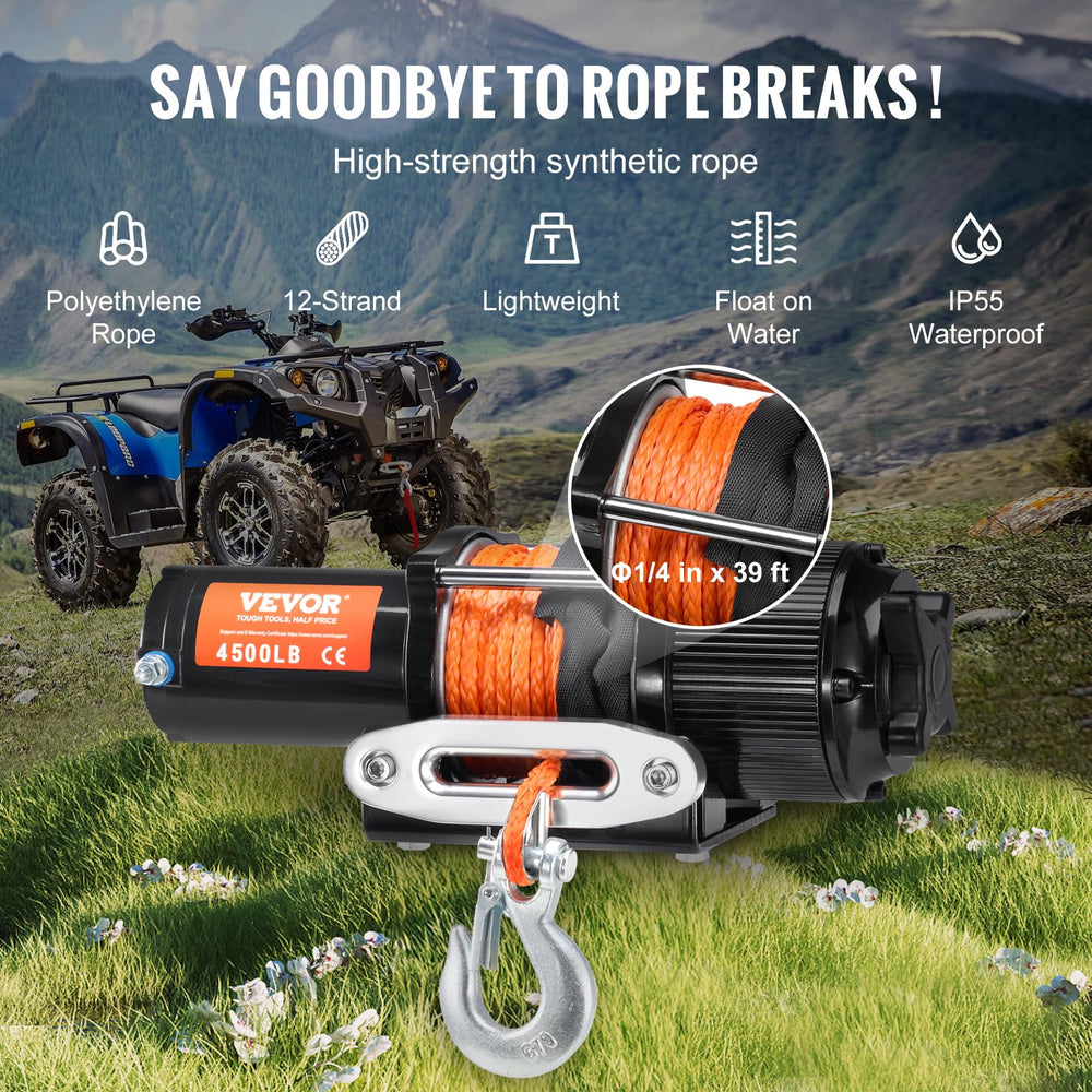 VEVOR wired remote in hand for precise control and reliable close-range operation