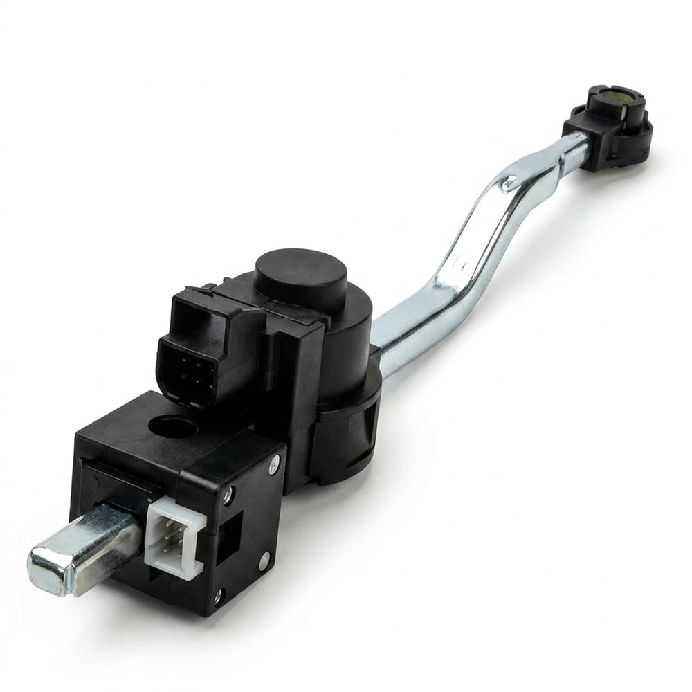 VEXRIM shift interlock front view showing mounting points and compact design for easy replacement