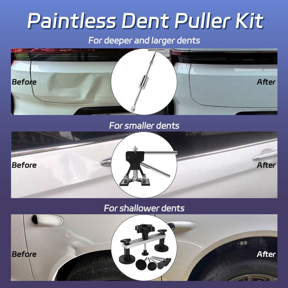 VEXTRO dent lifter detail showing adjustable knobs for precise pulls