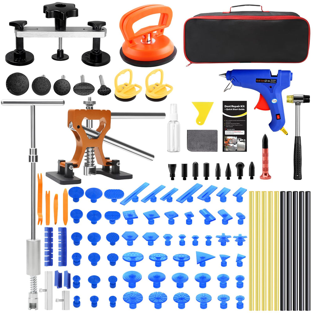 VEXTRO front packaging showing the complete paintless dent repair kit and tools benefit savings