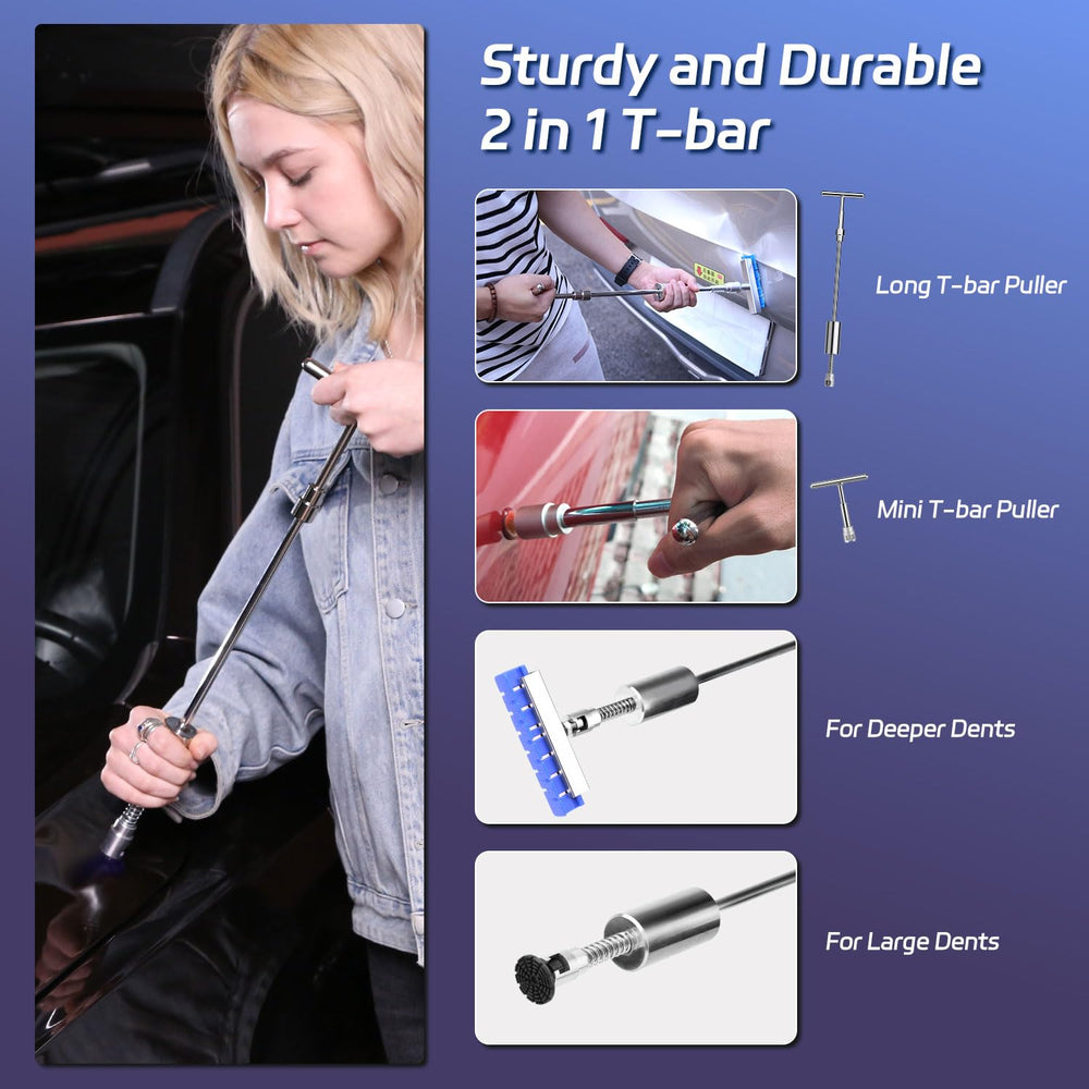 VEXTRO slide-hammer T-bar demonstrating controlled pulling force
