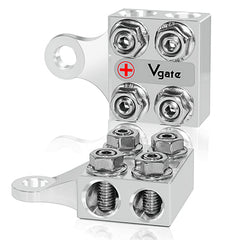 Vgate front view showing paired 8-way terminal blocks and neat connections benefit