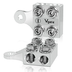 Vgate terminal block front view showing ports and compact layout for organized wiring