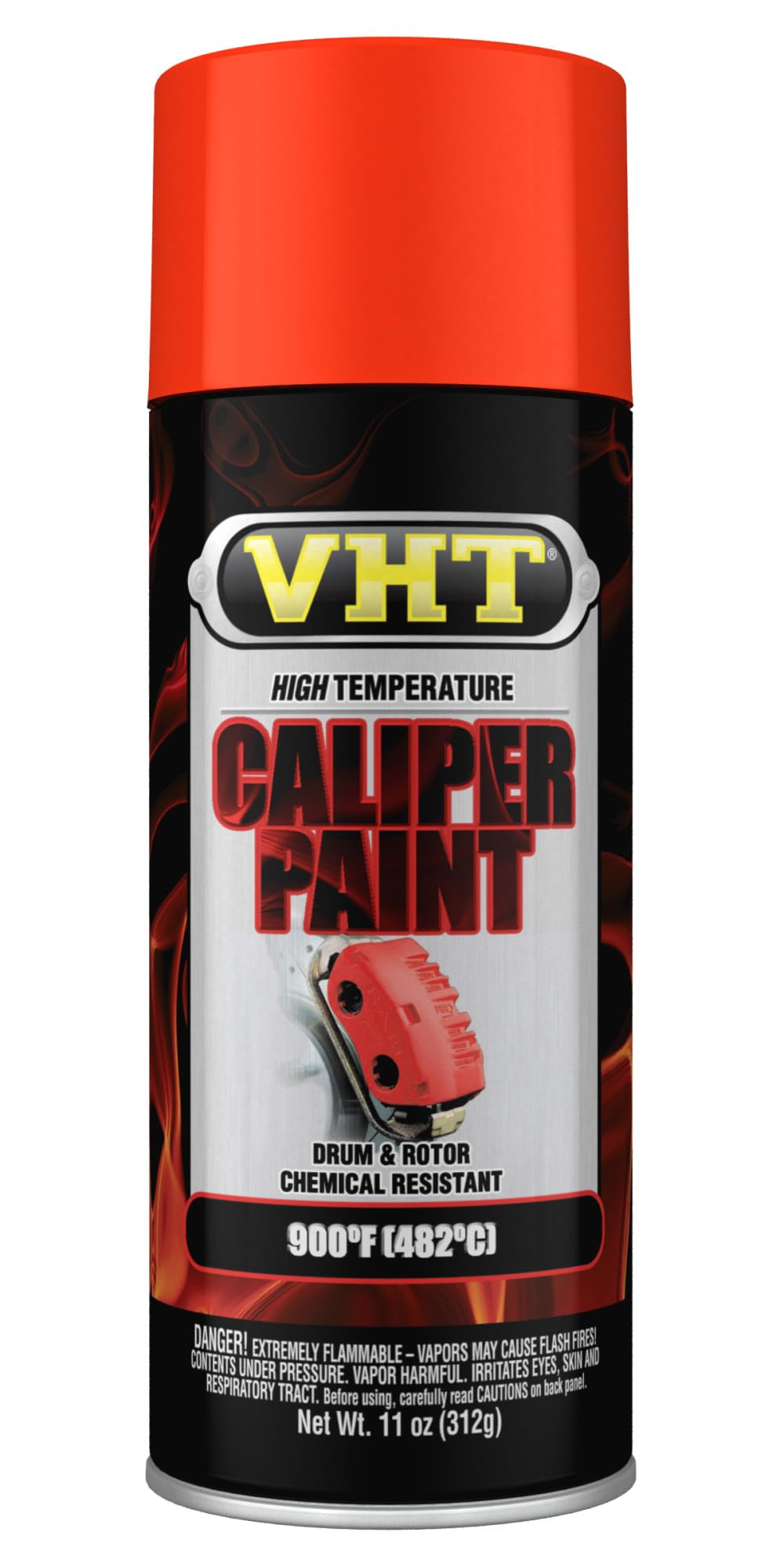 VHT caliper paint front can showing label and gloss finish benefit