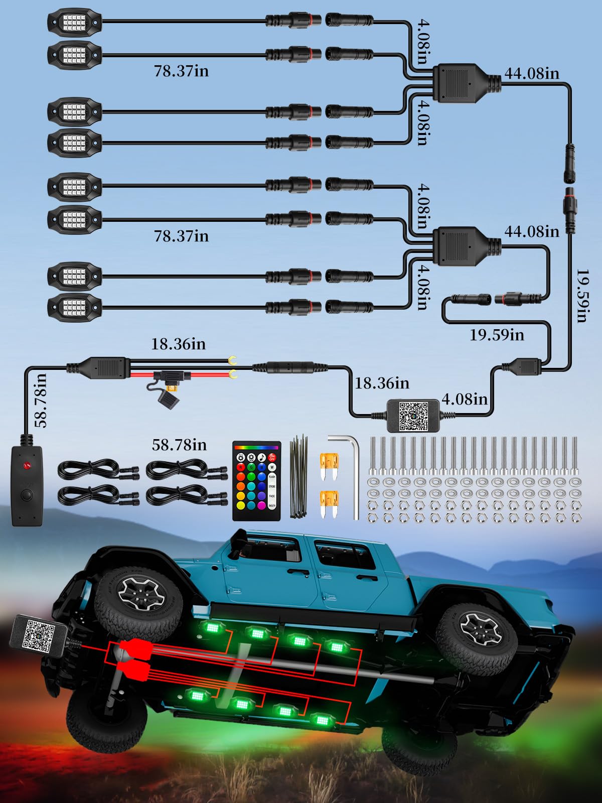 VI9000 installation hardware laid out for easy plug-and-play setup benefit