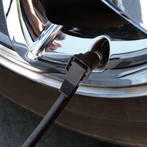 VIAIR 84P inflating a car tire demonstrating fast roadside inflation benefit