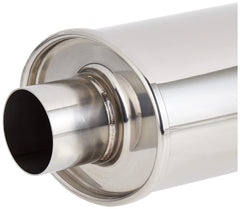 Vibrant Performance resonator installed under vehicle demonstrating compact noise control