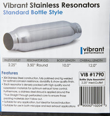 Vibrant Performance perforated core detail, benefits consistent exhaust flow