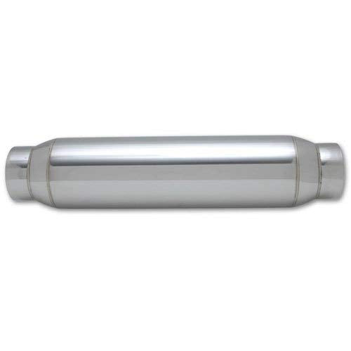 Vibrant Performance resonator installed on exhaust pipe, compact fit and durable