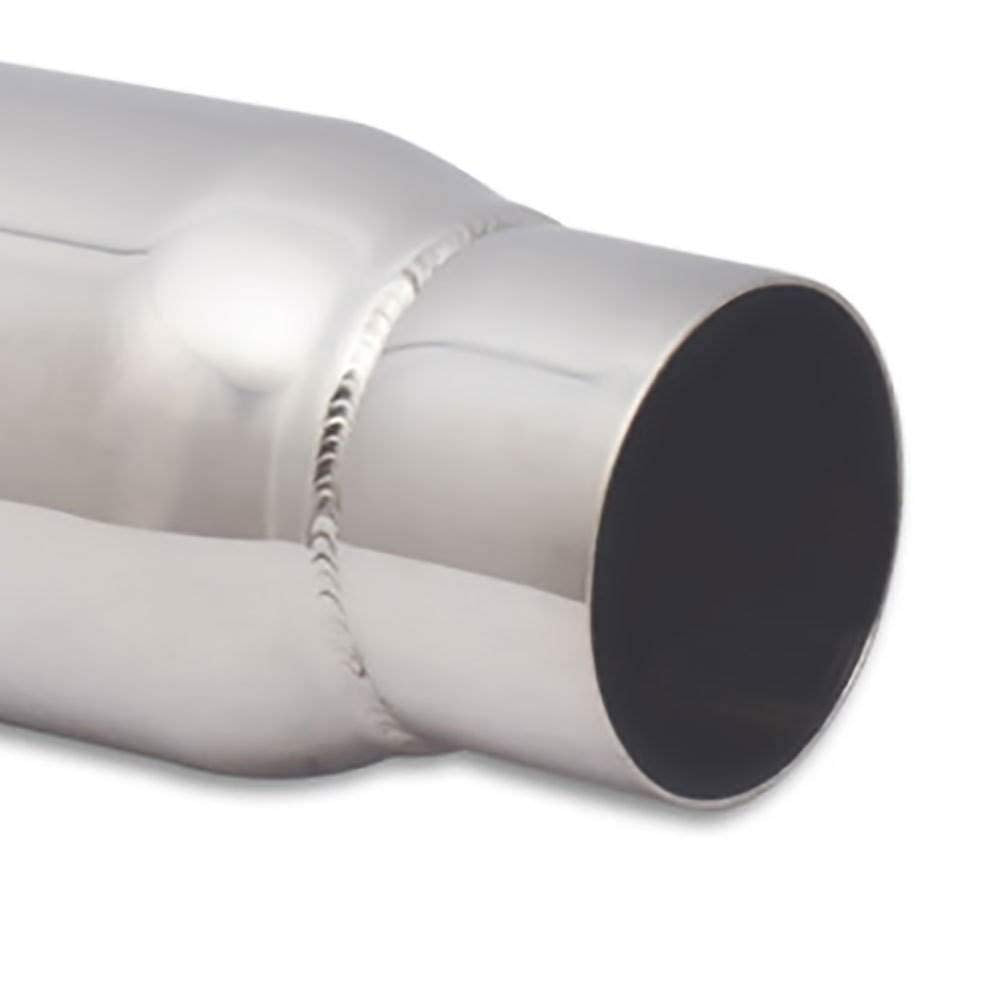Vibrant Performance resonator installed in vehicle exhaust, demonstrates in-system tone control