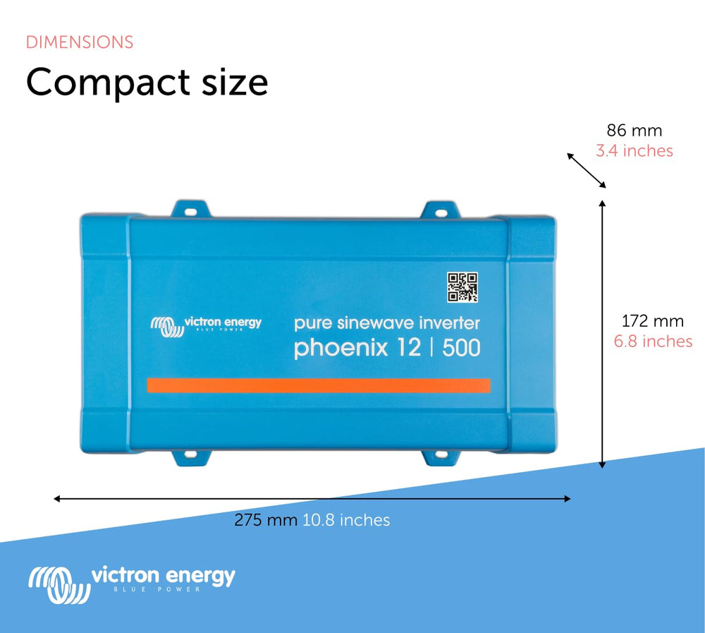 Victron Energy Phoenix VE.Direct port close-up for remote monitoring and control