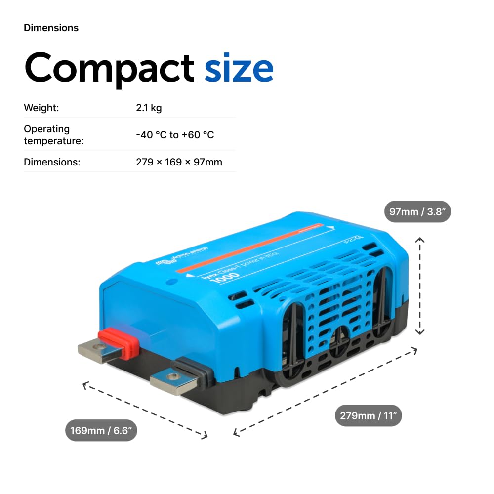 Victron Energy Lynx Class-T with battery cables attached for reliable battery input benefit