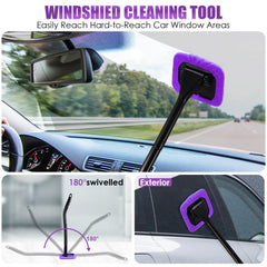 Viewsun detailing brush set fanned out to reach vents and seams benefit