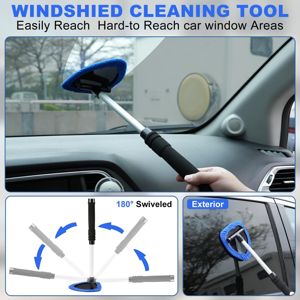 viewsun microfiber pad close-up for streak-free glass