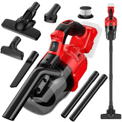 Vijezoy cordless vacuum front view showing compact design and easy storage benefit