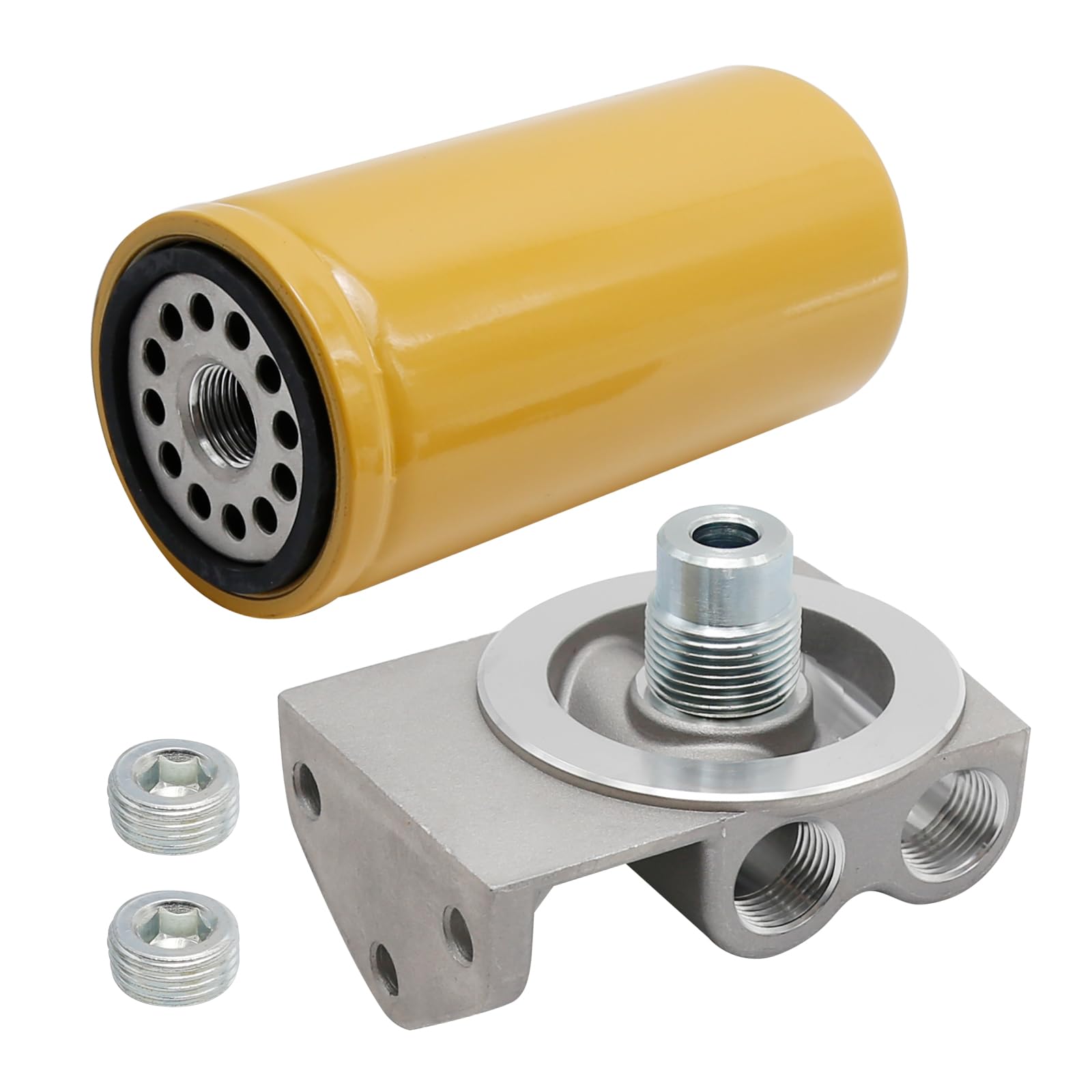 VIKKSAER front mounting base showing ports and secure fit for easy installation