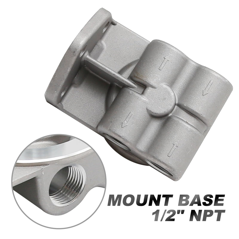 VIKKSAER detailed view of 1"-14 TPI thread for reliable filter head compatibility