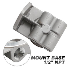 VIKKSAER detailed view of 1"-14 TPI thread for reliable filter head compatibility