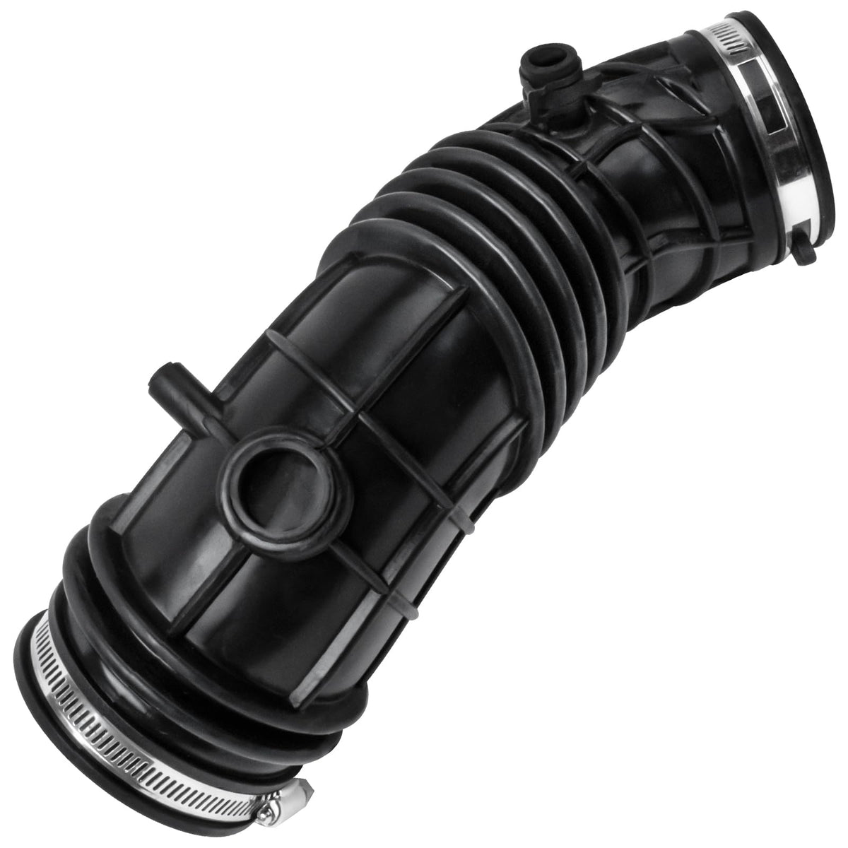 VINMS intake hose front view showing fit and shape for easy replacement
