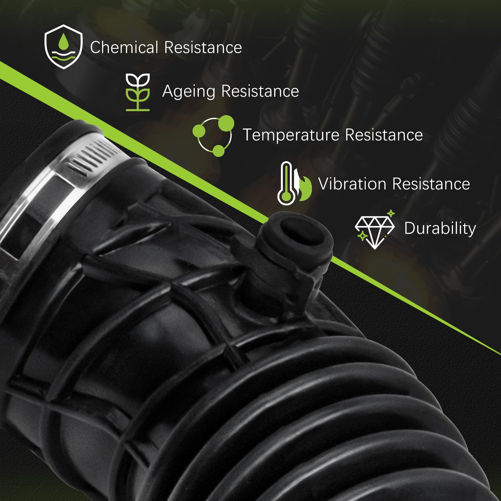 VINMS intake hose size comparison showing scale for accurate compatibility