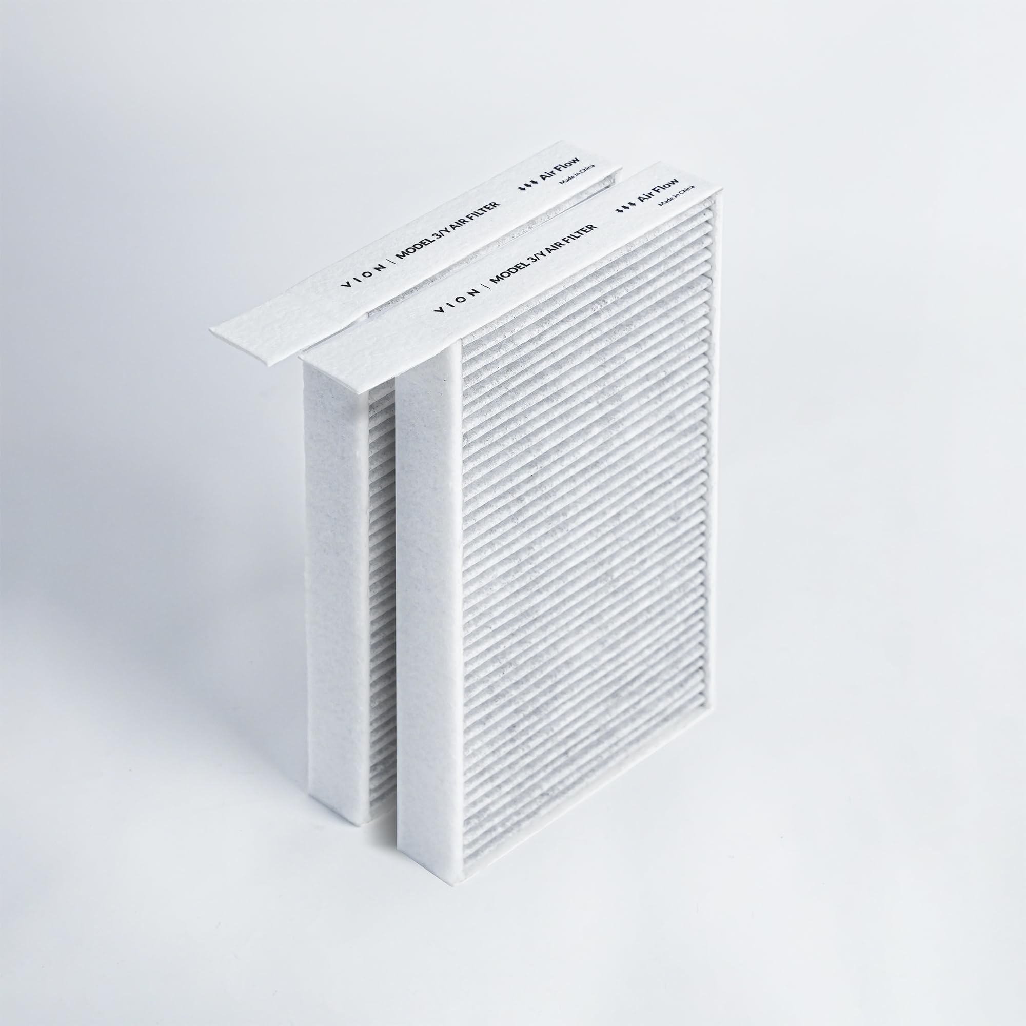 VION filter in driving cabin scene indicating fresher in-car air
