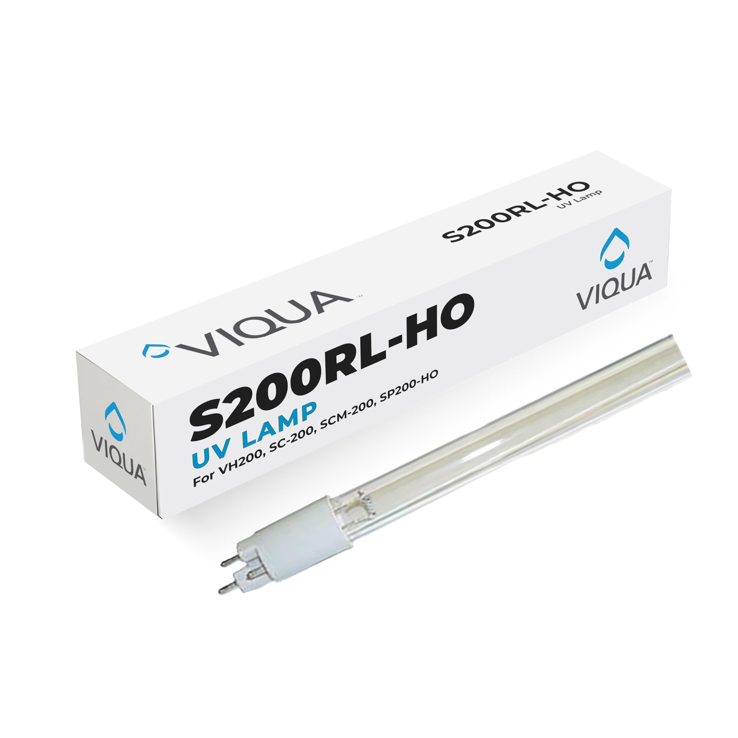 Viqua S200RL-HO front view showing OEM bulb and fit benefits