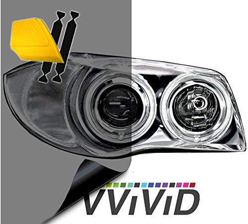 VViViD close-up of film texture, squeegee, and felt edge showing easy application