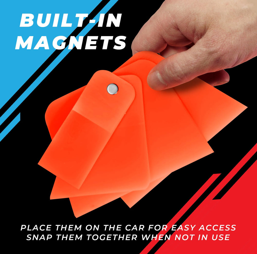 VViViD PET detailing squeegee close-up for precise edge control
