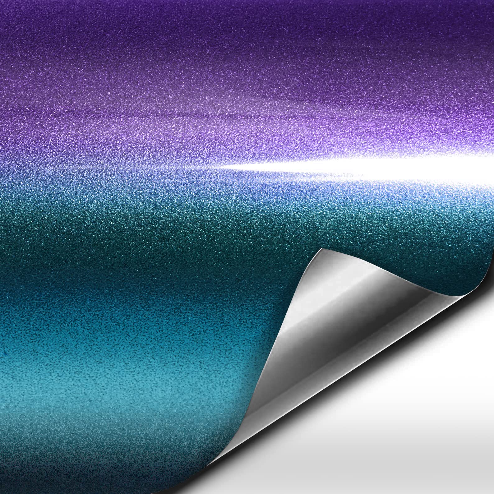 VViViD close-up metallic sheen detail highlighting color shift vibrancy