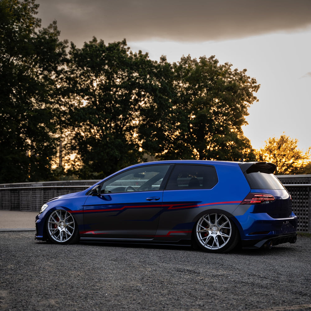 VViViD reflection on film emphasizing pearlescent depth and showroom look benefit