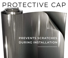 VViViD applied to car mirror cap showing smooth conformity and professional appearance