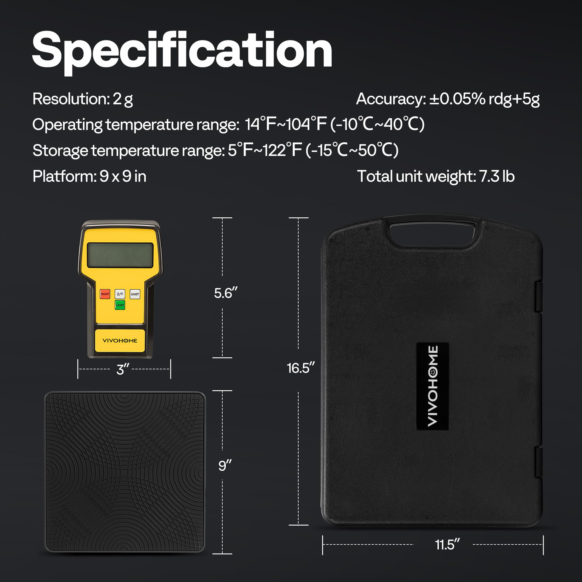 VIVOHOME technician using scale in field for accurate on-site refrigerant weighing
