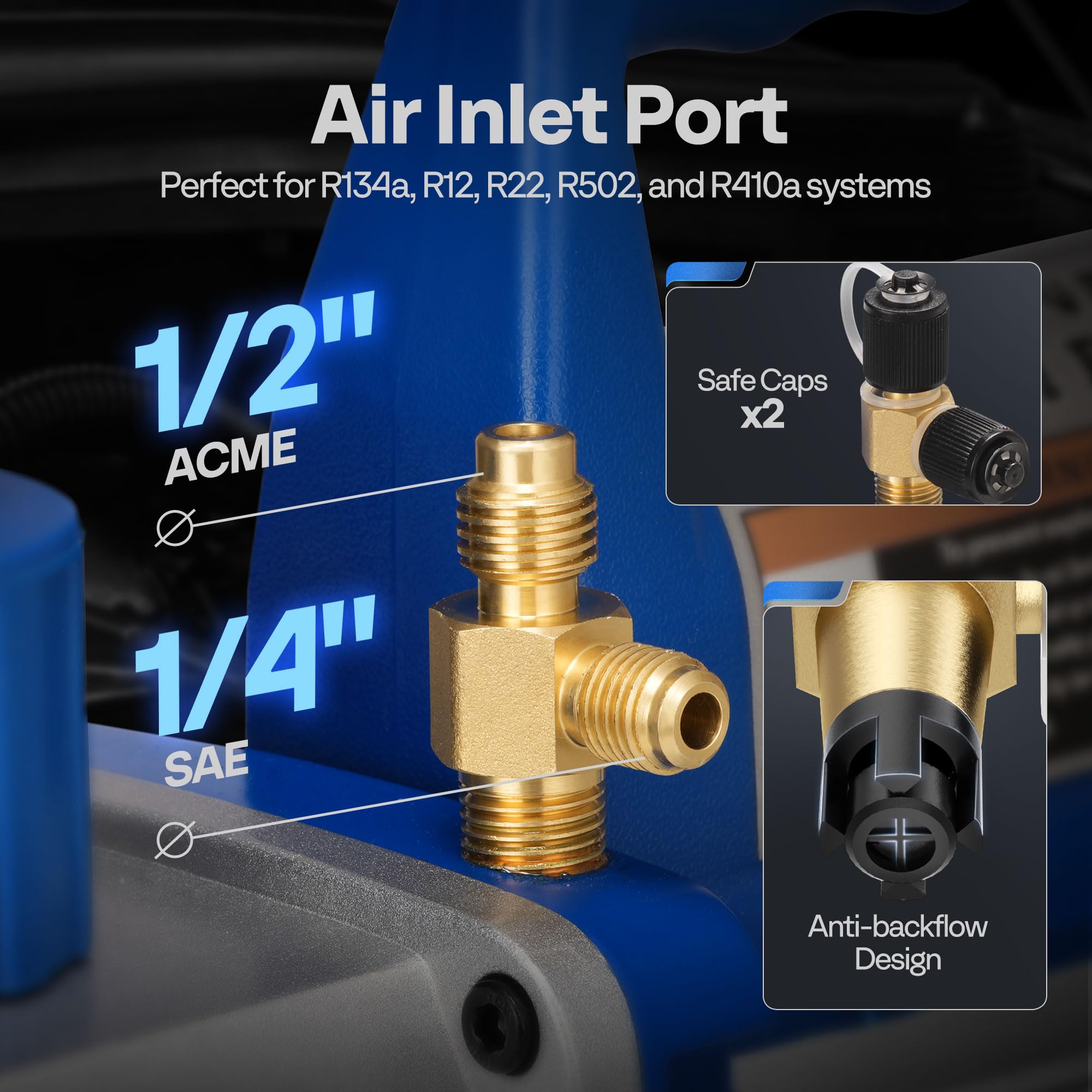 VIVOHOME color-coded hoses and couplers for leak-resistant connections