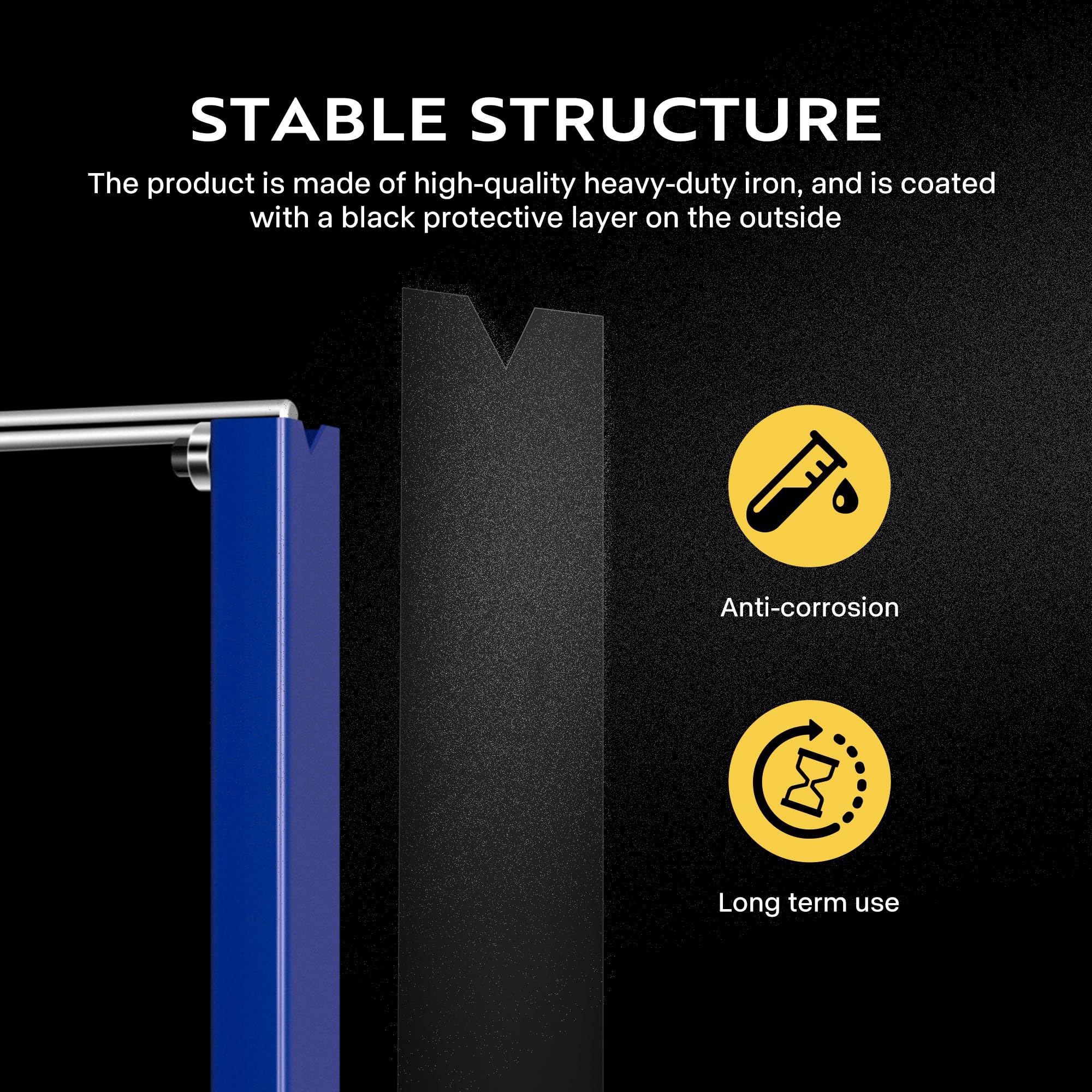 VIVOHOME balancing different wheel sizes displayed to show compatibility and time savings