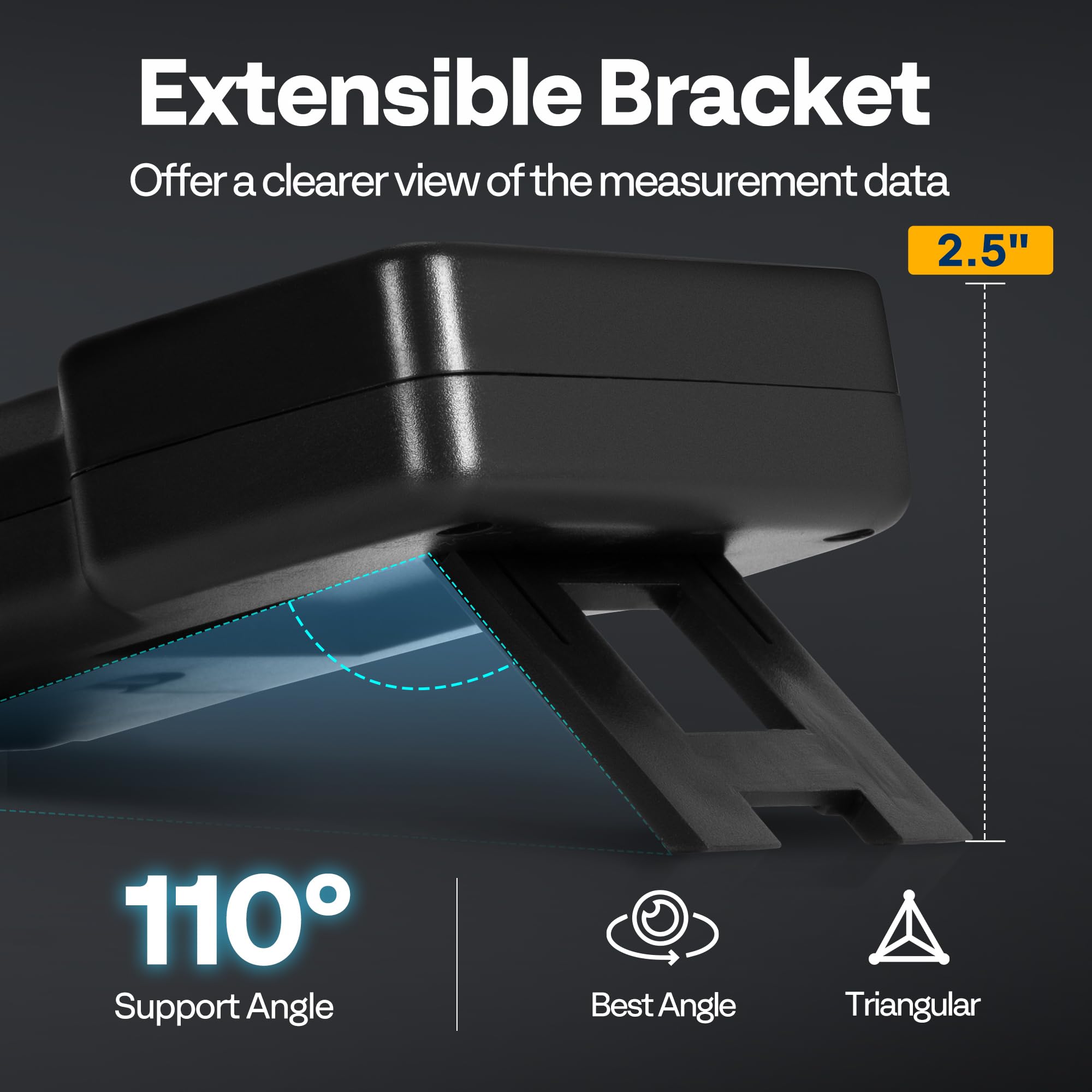 VIVOHOME included carrying case protecting the scale during transport and jobs