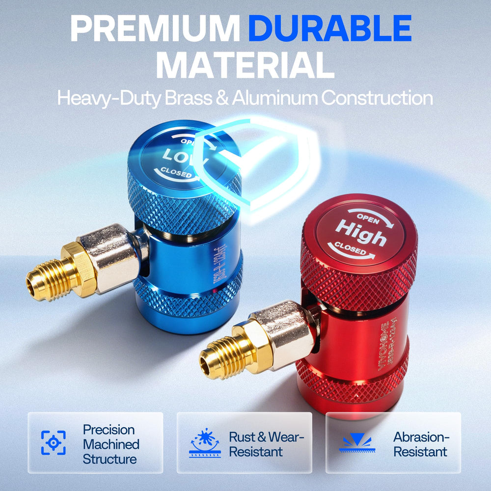 VIVOHOME dual-head valve core remover detail for quick valve service