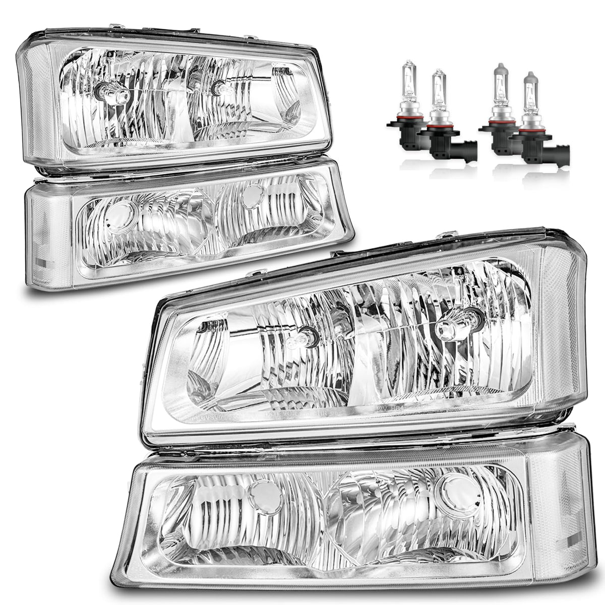 Vizotae headlight front assembly showing precise OEM fit and restored appearance