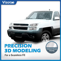 Vizotae side profile showing mounting points for an exact Silverado fit