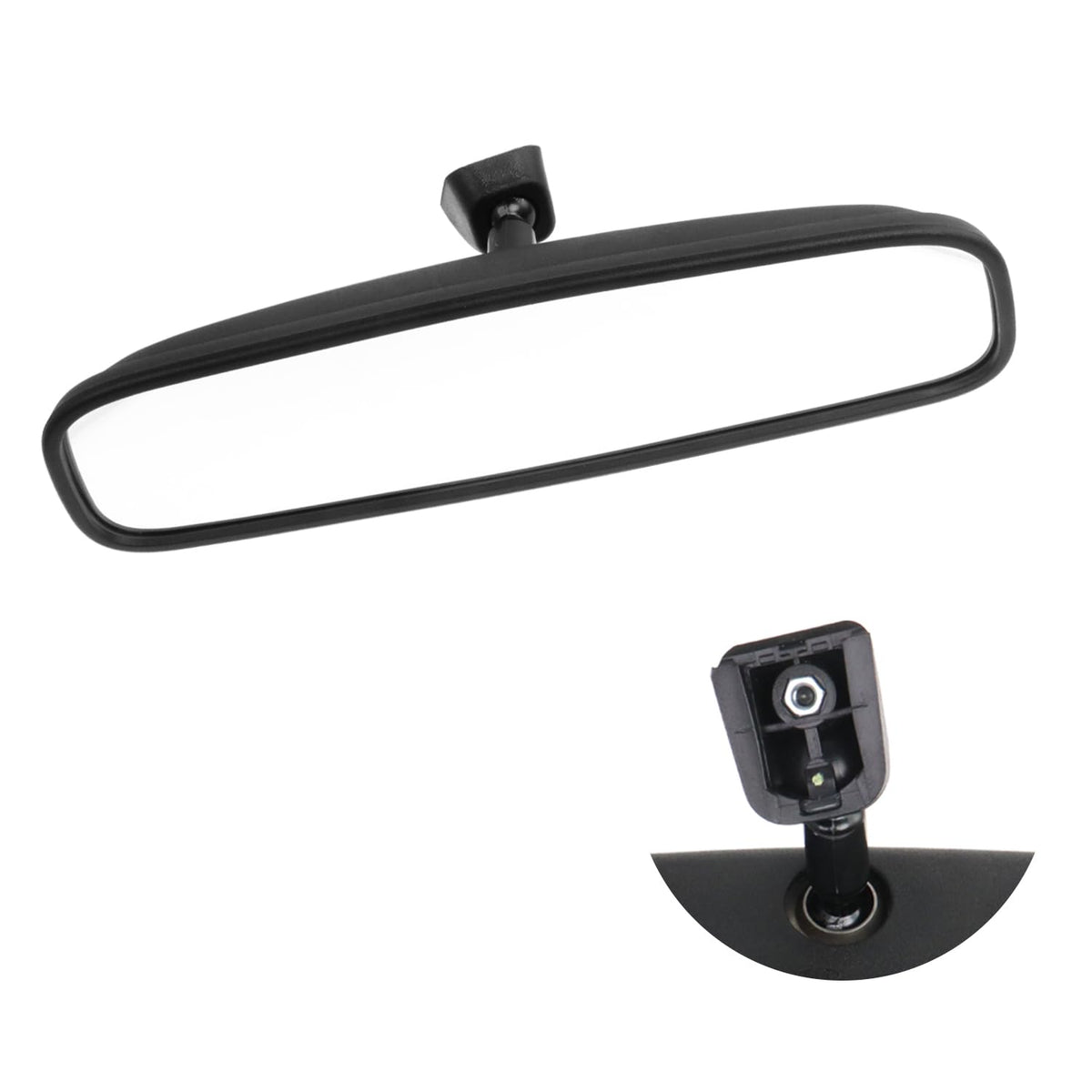 VKVXCLON front view mirror showing clean profile and factory fit benefit