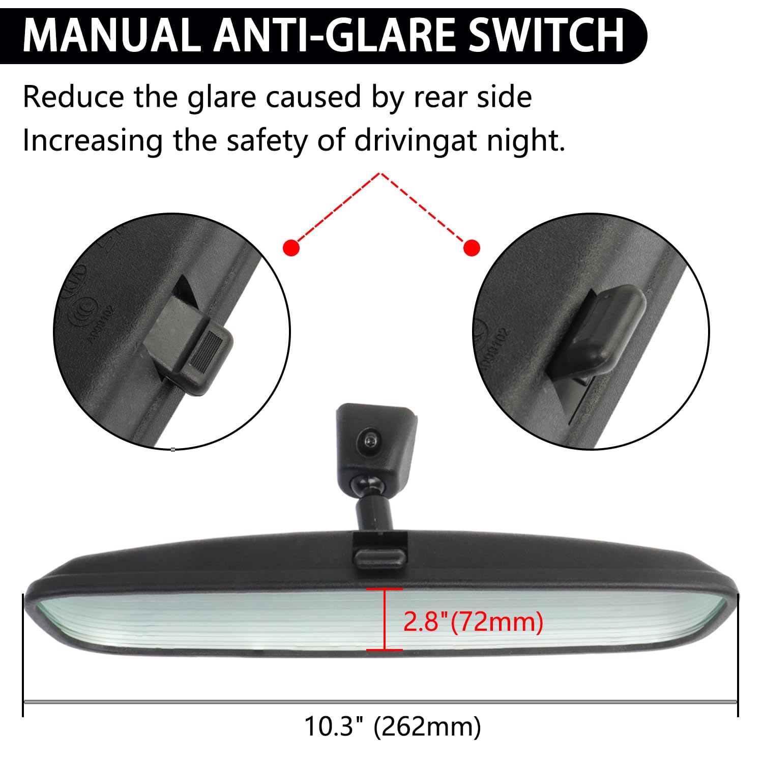 VKVXCLON installed in Kia Sportage shows improved rear visibility benefit