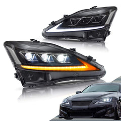 VLAND front assembly on Lexus showing clean OEM fit and improved styling