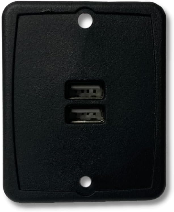 VMDLKB rear wiring view showing positive and negative leads for simple 12V hookup